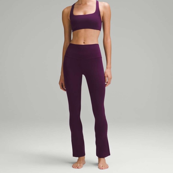 Lululemon Align High-Rise Mini-Flared Pant *Extra Short Dramatic Magenta Sz 4❤️ - Picture 1 of 9